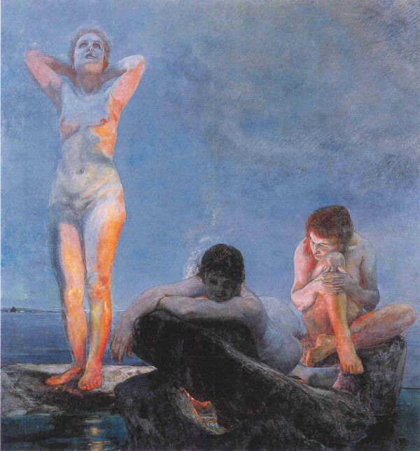 Heure bleue,1890 by Max Klinger